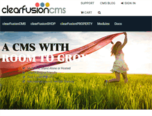 Tablet Screenshot of clearfusioncms.com